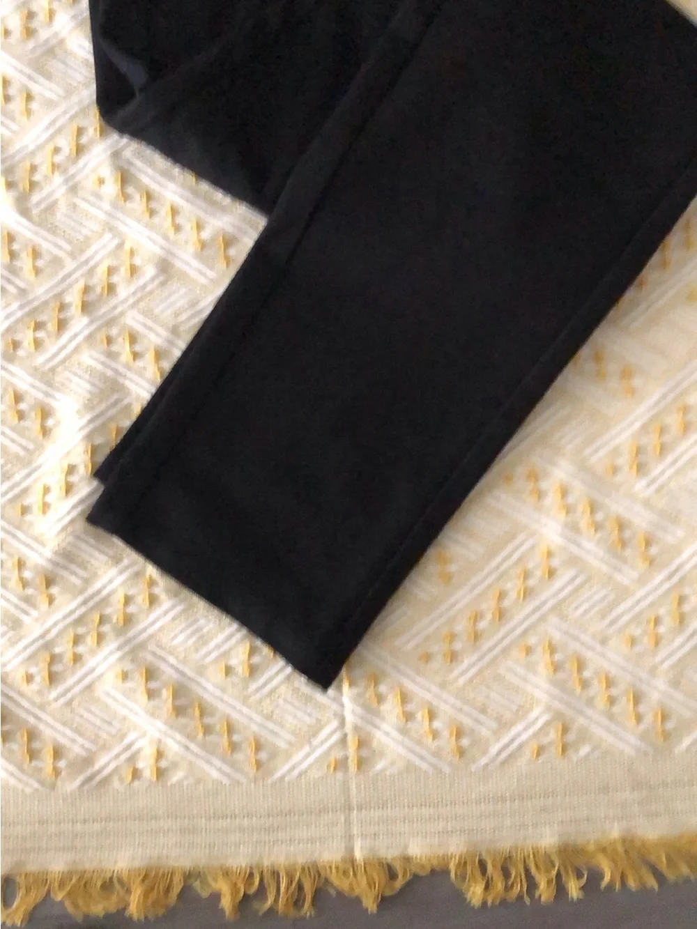 Black Drawstring Waist Jogger Pants